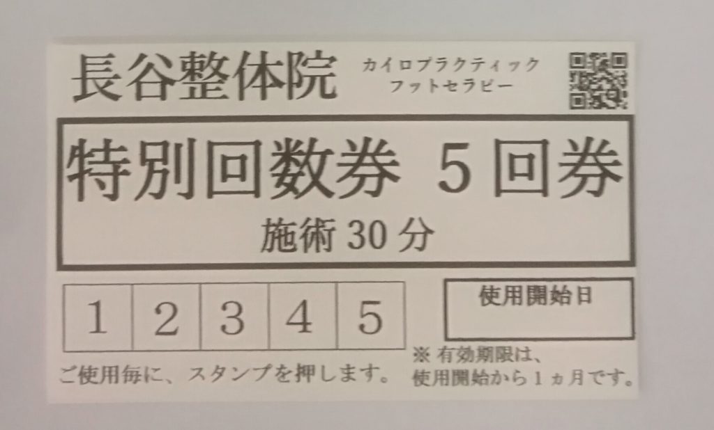 錦糸健康スタジオ 全身整体回数券10回分 - 施設利用券